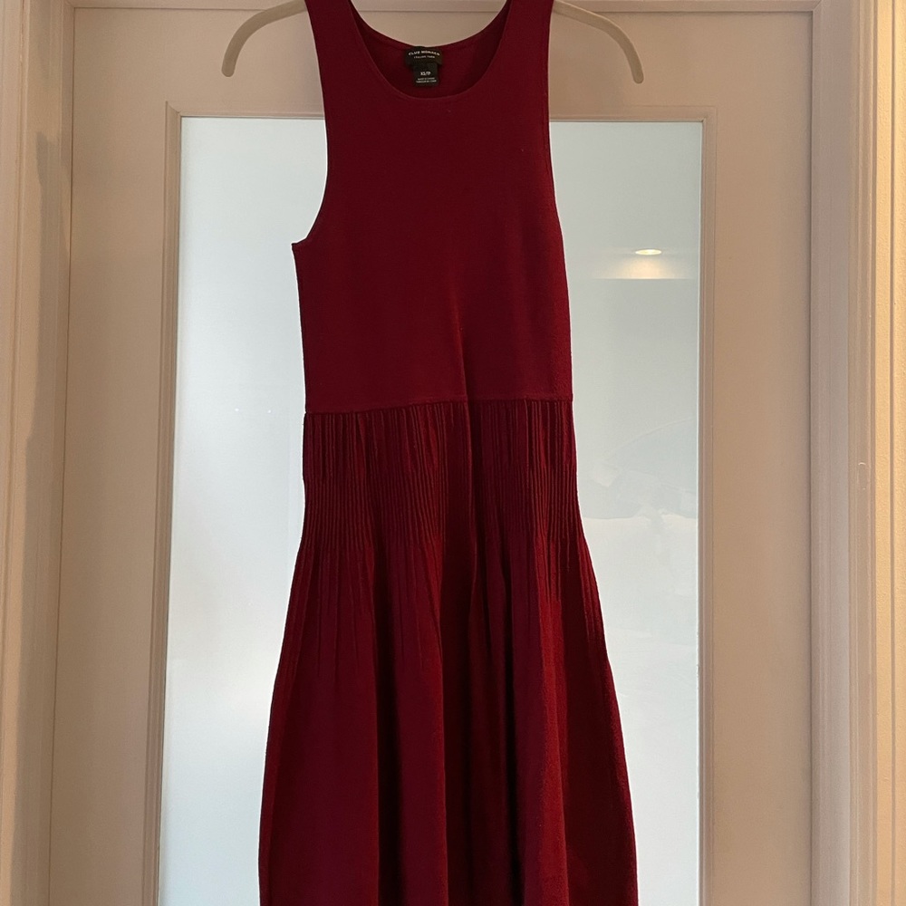XS Red knit Club Monaco dress